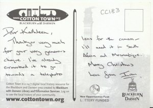 Lancashire Postcard - Cotton Town - Blackburn With Darwen - Ref 17344A