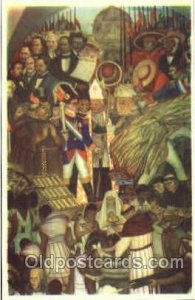 The Reform, Baptism of the Indians Mexico  Artist Signed Postcard