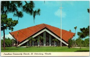 Postcard - Pasadena Community Church, St. Petersburg, Florida