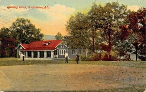 ANNISTON ALABAMA~COUNTRY CLUB~1917 POSTMARK POSTCARD MONTROSE HOTEL GLENOVER PA