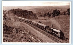 Atlantic Coast Express S. RLY London Waterloo Exeter British Train Postcard