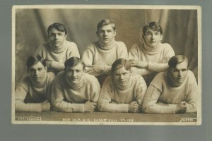 New Ulm MINNESOTA RP 1910 BOYS BASKETBALL TEAM Studio Shot GOEDE nr Mankato