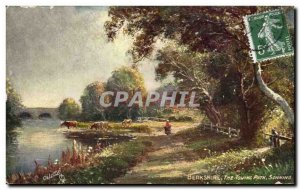 Postcard The Old Berkshire Towing Path Sonning