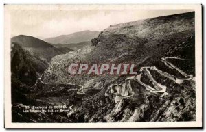 Old Postcard Around Sospel The laces Col de Braus