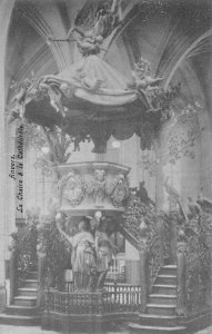 Belgium Anvers Antwerp La Chaire a Cathedrale  vintage postcard