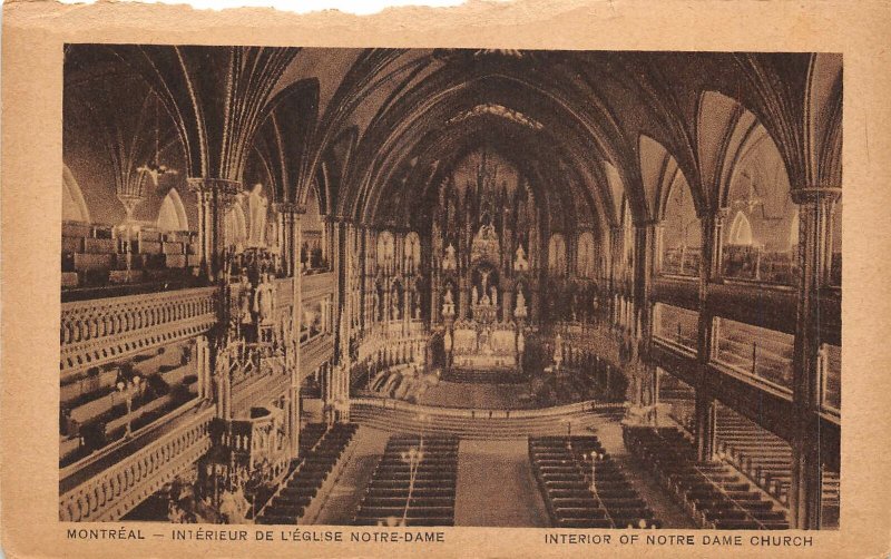 br106290 interior of notre dame church montreal canada