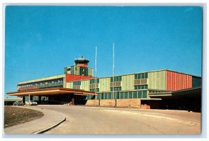 c1960 Front View New Dallas Love Field Terminal Dallas Texas TX Vintage Postcard