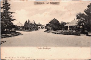 Argentina Recuerdo del Rosario Jardin Zoologico Vintage Postcard C209