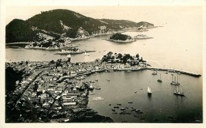 Postcard RPPC Japan Inland Sea 1930s Aerial View 23-2743