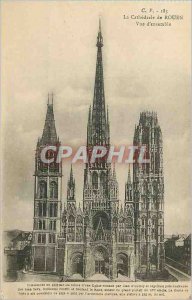 Old Postcard The Cathedral of Rouen Overview