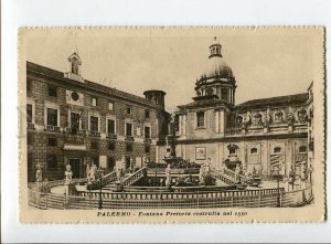 3132763 ITALY PALERMO Fontana Pretoria Vintage postcard