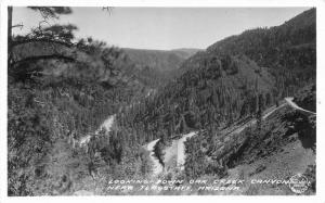 Flagstaff Arizona Frasher Oak Creek Canyon 1940s RPPC Photo Postcard 2150