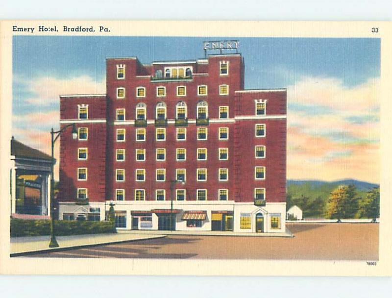 Linen HOTEL SCENE Bradford Pennsylvania PA H0225