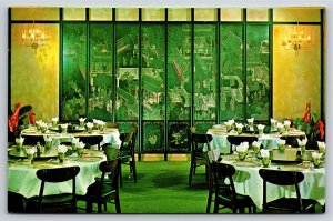 Interior~Golden Pavilion Coromandel Room San Francisco CA~Vintage Postcard