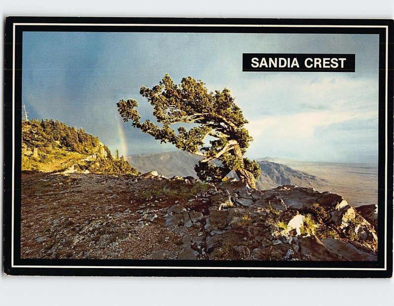 Postcard Sandia Crest, Albuquerque, New Mexico