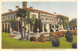 Henry E. Huntington Library & Art Gallery The Art Gallery San Marino, Califor...