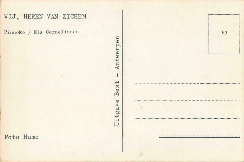 Wij, Heren van Zichem Flemish TV drama belgian actors Postcard finneke