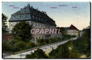 Old Postcard Schloss Mainz