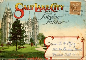 Folder -  UT.  Salt Lake City    (20 views)  Cover wear, photos okay