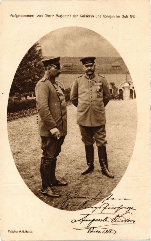 CPA AK Aufgenommen der Kaiser u Königin im Juli 1915 GERMAN ROYALTY (701069)