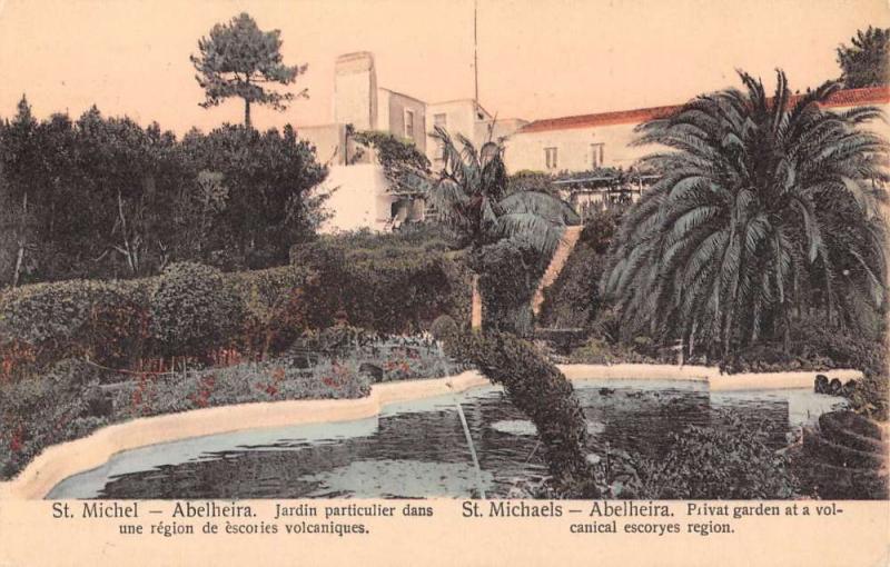 Sao Miguel Island Portugal Abelheira Village Private Garden Postcard K97781