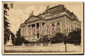 Old Postcard Wiesbaden Theater