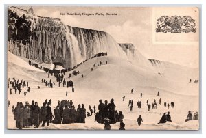 American Falls Ice Mountain Frozen Niagara Falls New York NY UNP DB Postcard Z7