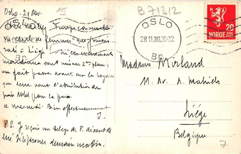 B71312 Slottet oslo Norway