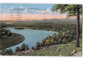 Cedar Point Missouri MO Postcard 1943 Lake Taneycomo