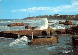 BF37736 le port de pecheurs biarritz france  phare lighthouse Leuchtturm