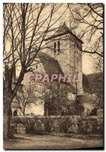 Old Postcard The Bell Tower From & # 39Eglise Abbey St Pierre De Solesmes Sarthe