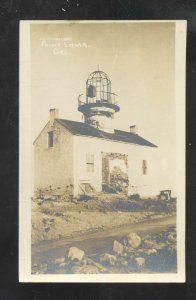 RPPC POINT LOMA NEAR SAN DIEGO CALIFORNIA LIGHTHOUSE REAL PHOTO POSTCARD