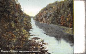 Thousand Islands new York 1908 Postcard The Entrance To Holstead Bay