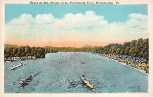 Races on the Wissahickon, Fairmount Park Philadelphia, Pennsylvania PA s 