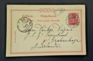 1901 Bonn Germany To s Gravenhage The Hague Netherlands Vintage Postcard