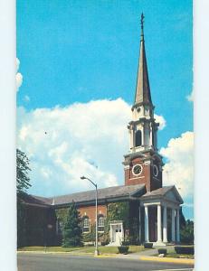 Pre-1980 CHURCH SCENE Wellesley - Boston Massachusetts MA A9113