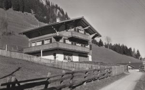 Adelboden Chalet Wattertanne Switzerland Real Photo Postcard