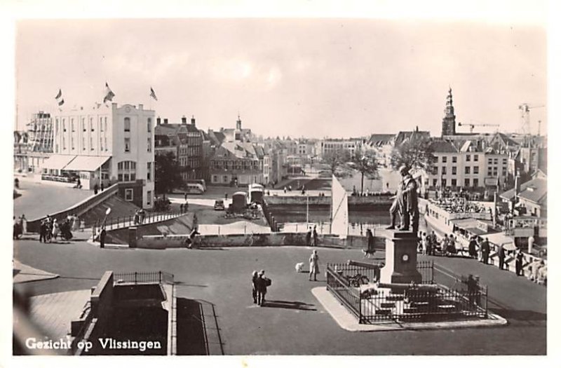 Gezicht Vlissingen Holland 1953 