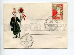 298166 USSR 1970 y Lithuania native dress 30 y of Lithuanian SSR Vilnius COVER