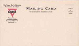 Y M C A Of Buffalo Mailing Card National Army Training Technical High School ...