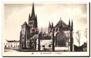 Old Postcard The Folgoet The Church