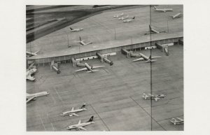 Heathrow Airport London Plane Flight Line 2009 Award RPC Postcard