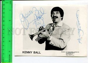 272151 Kenny Ball English jazz musician autograph on PHOTO