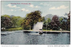 Maine Portland Deering Park 1911