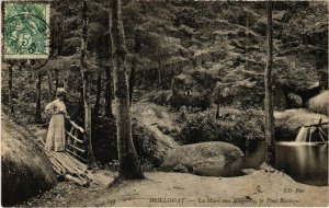 CPA Huelgoat- Le Marc aux Sangliers, le Pont Rustique FRANCE (1025957)