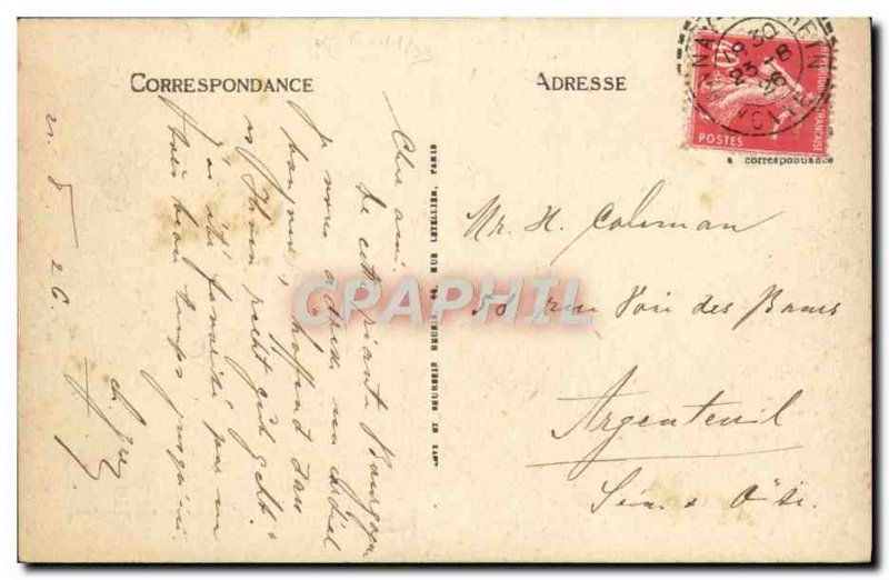 Old Postcard Avallon Vue Prize De La Morlande