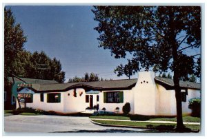 c1950's Lazy U Motel Roadside Laramie Wyoming WY Unposted Vintage Postcard