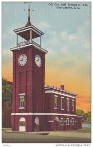 Old City Hall, Erected In 1843, Georgetown, South Carolina, 1930-1940s