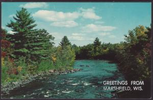 Greetings From Marshfield,WI Postcard