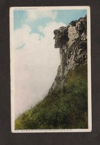 NH Old Man of the Mountains White Mountains New Hampshire Postcard